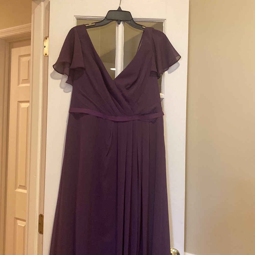 COPY - Plum Bridesmaid David's bridal size 14 nwt plum - Picture 2 of 10